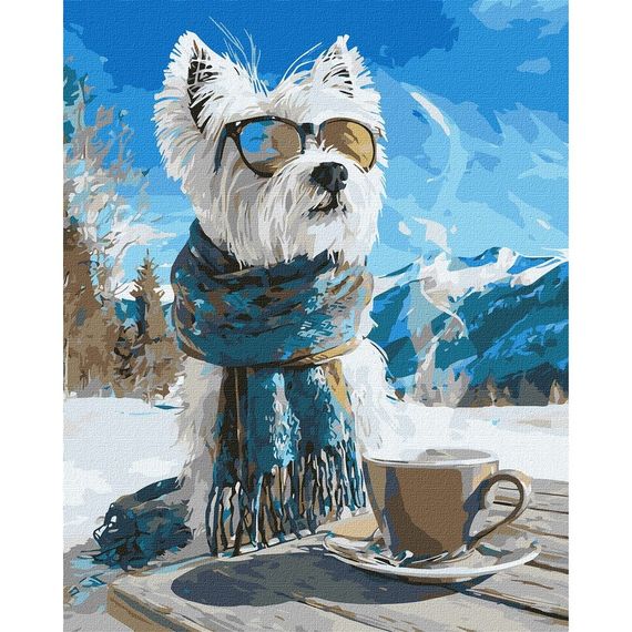 Картина по номерам "Зимний перерыв" ©art_selena_ua KHO6849, 40х50 см