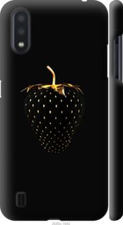 Чохол на Samsung Galaxy A01 A015F Чорна полуниця "3585m-1842-24368"