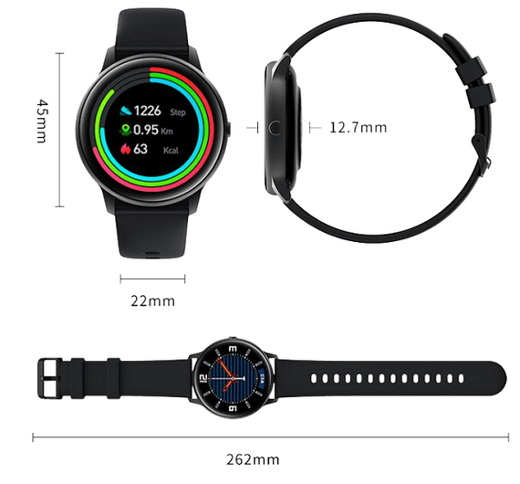 Смарт-Годинник Xiaomi IMILAB iMi KW66 Smart Watch Black Global Original | Зображення 3