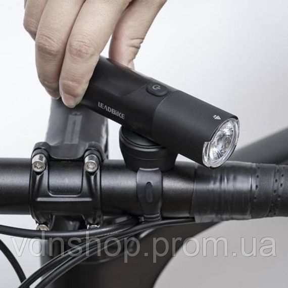 Велосипедный фонарь передний на аккумуляторе LEADBIKE, Фонарик для велосипедистов VE-73 | Зображення 1