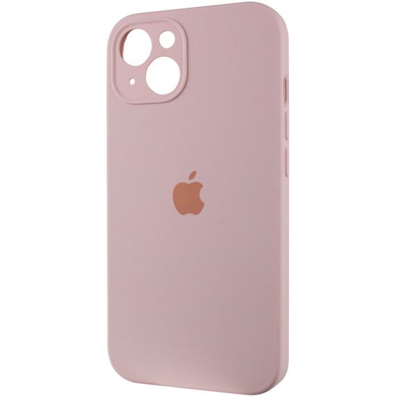Чехол Silicone Case Full Camera Protective (AA) для Apple iPhone 15 (6.1") Розовый / Chalk Pink | Зображення 2