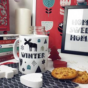 Чашка з принтом Winter 330 мл (KR_19NG038)