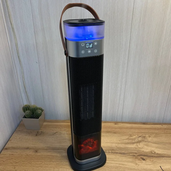 Тепловентилятор обігрівач із зволожувачем Portable Fan Heater HQN218-28QD