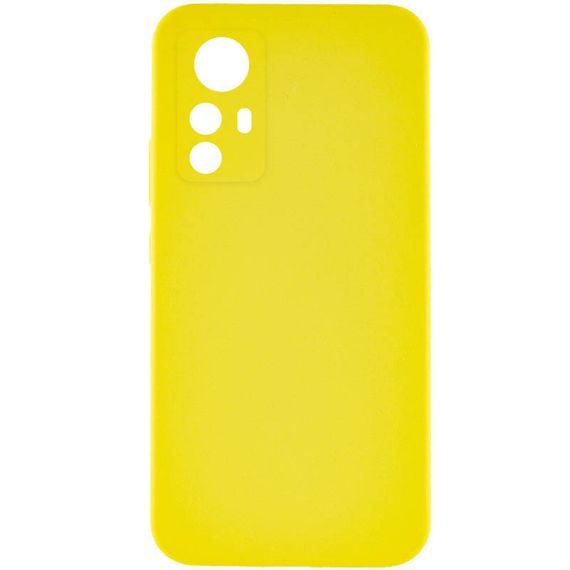 Чохол Silicone Cover Lakshmi Full Camera (AAA) для Xiaomi Redmi Note 12S Жовтий / Yellow