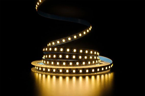 Світлодіодна LED стрічка PROLUM 5V 2835120 IP20 Series S Тепло-Білий 2800-3200K | Зображення 1