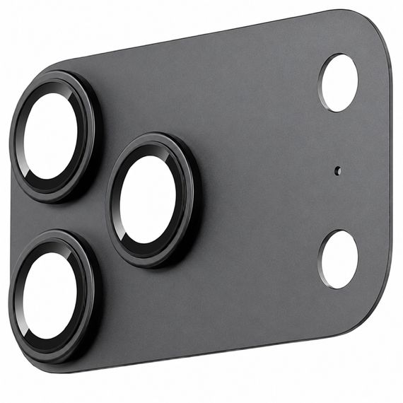 Захисне скло BlueO Metal Block на камеру для Apple iPhone 18 Pro Max (6.9") Чорний / Black