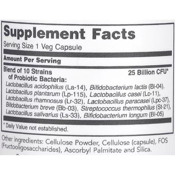 Пробиотик Protocol for Life Balance ProtoDophilus 25 Billion 50 Veg Caps | Зображення 1