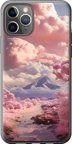 Чохол на iPhone 11 Pro Рожеві хмари з пластику FCh_006679