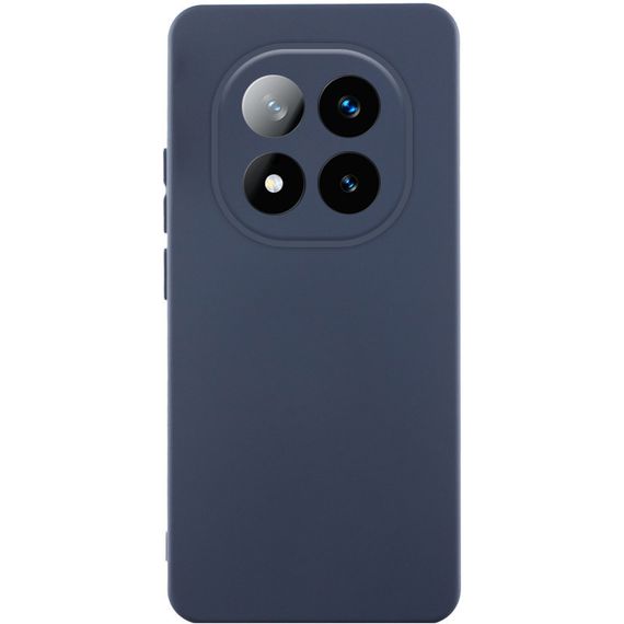 Чохол TPU GETMAN Liquid Silk Full Camera для Xiaomi Redmi Note 14 Pro 5G Синій / Midnight blue