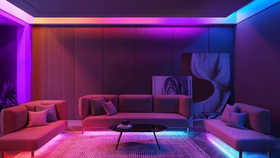 Стрічка світлодіодна Govee  розумна H618A RGBIC Basic Wi-Fi + Bluetooth LED Strip Light 5м Білий (H618A3D1) | Зображення 6