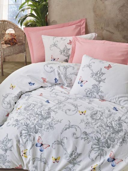 Комплект постільної білизни Cotton Box Ranforce 160×220 Cathi Somon | Зображення 1