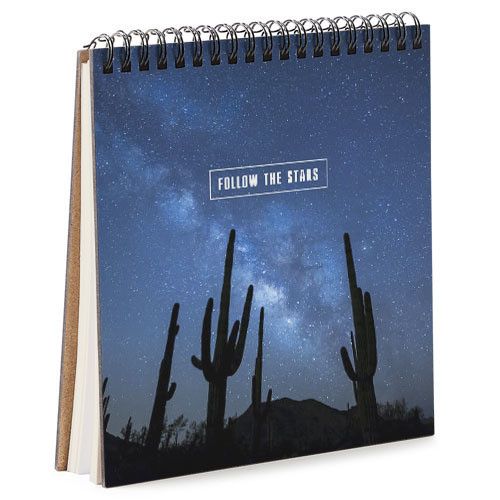 Скетчбук Follow the stars 17x18 см (BDK_17A071)