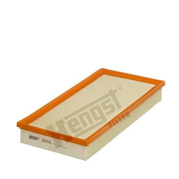 Фильтр воздушный Mitsubishi Carisma/Space Star 1.3-1.8 i 95-06 / Volvo S40/V40 1.6-2.0 i 95-04, Hengst, E653L,