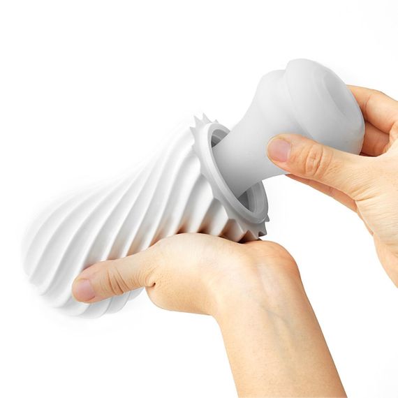 Мастурбатор Tenga FLEX Silky White | Зображення 5
