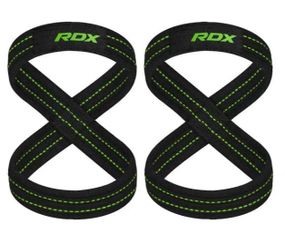 Силові ремені RDX Gym Lifting 8 Figure Straps Army Green S (WAC-W8AGN-S)