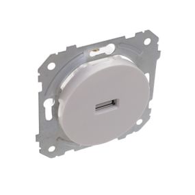 Розетка белая WB-1USB wh