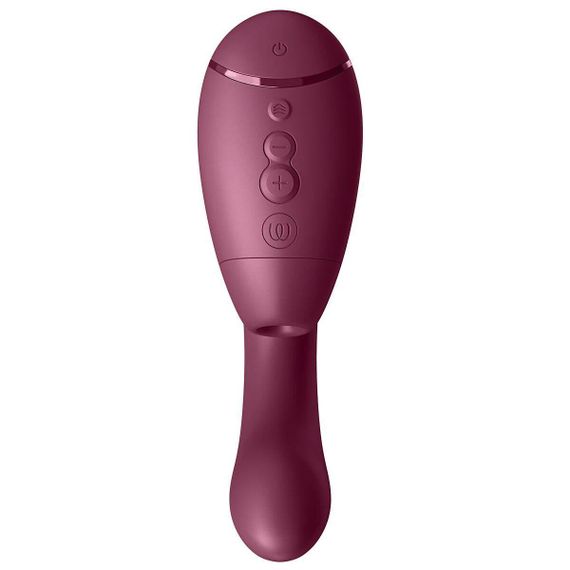 Подвійний вакуумний кліторальний стимулятор з вібрацією Womanizer Next Duo - Dusky Pink Sex Aura | Зображення 6