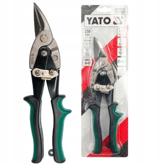 Ножницы по металлу профи правые 250 мм YATO YT-1961 | Зображення 6