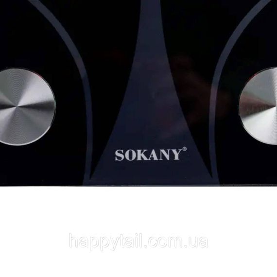 Смарт ваги електронні Sokany 26х26 см до 180 кг з Bluetooth Чорний SK-19029B | Зображення 4