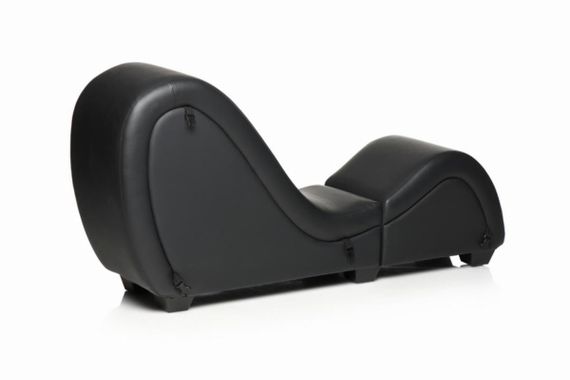 Секс-кресло с подушками Master Series Kinky Sex Lounge with Cushions - Black, Черный | Зображення 4