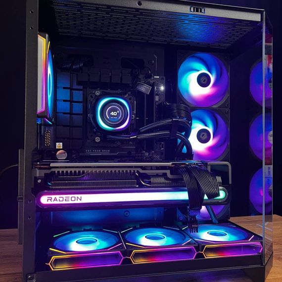 Збірка на замовлення: ігровий ПК GameMax Hype-A Black Tower / AMD Ryzen 5 7500F (6 (12) ядер по 3.7 - 5.0 GHz) / 16 GB DDR5/1000 GB SSD M.2/AMD Radeon RX 7900 XT, 20 GB GDDR6, 320-bit/850W б/в | Зображення 5