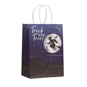 Паперовий пакет Halloween Babydoll 21х15х8 см. Фіолетовий 433-6