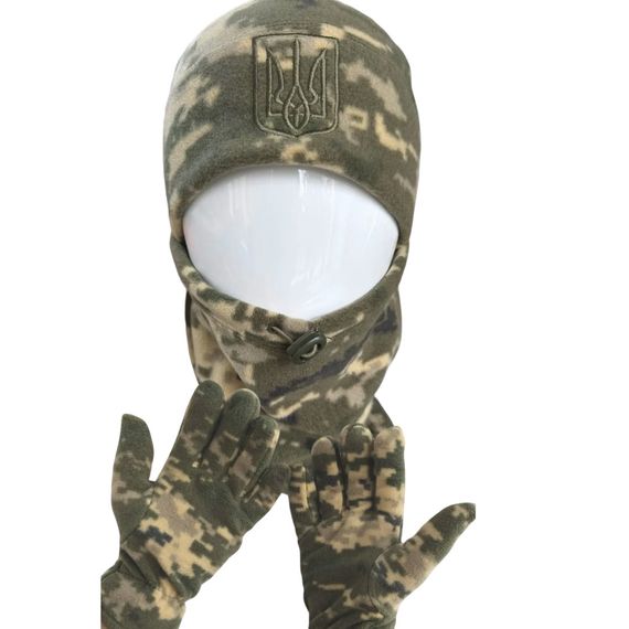 Комплект (шапка, бафф, перчатки) Ranger, піксель 58-61 (RA89581) | Зображення 3