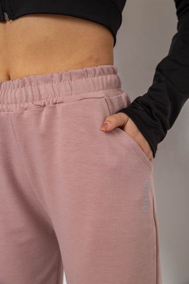 Спортивні штани жіночі, колір пудровий, 238R325 | Зображення 4