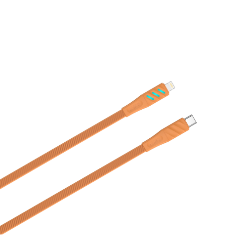 Кабель USB PD Lightning/Type-C Havit HV-CB6255 27W 1м помаранчевий | Зображення 1