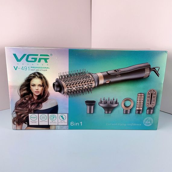 Фен-щітка 6в1 VGR V-491 1000Вт (43545-V491_919) | Зображення 6