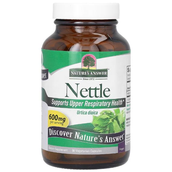 Комплекс для здоров'я передміхурової залози Nature's Answer Nettle 600 mg 90 Veg Caps