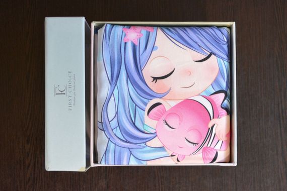 Комплект постельного белья для новорожденных First Choice Baby Digital Satin 100х150 см. Mermaid | Зображення 1
