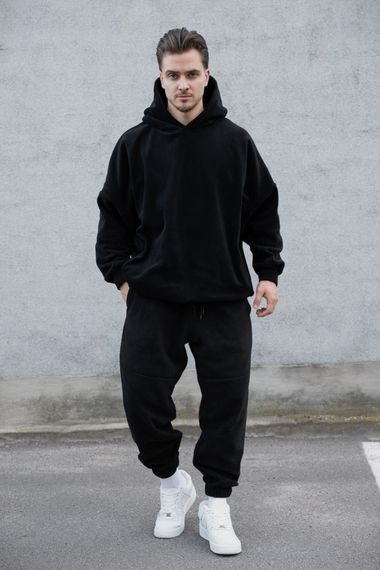 Флісовий спортивний костюм Without Utopia Black