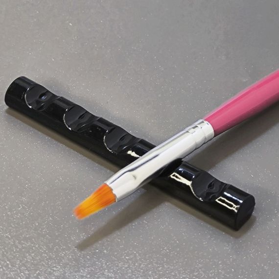 Чорна підставка для пензликів (вузька)