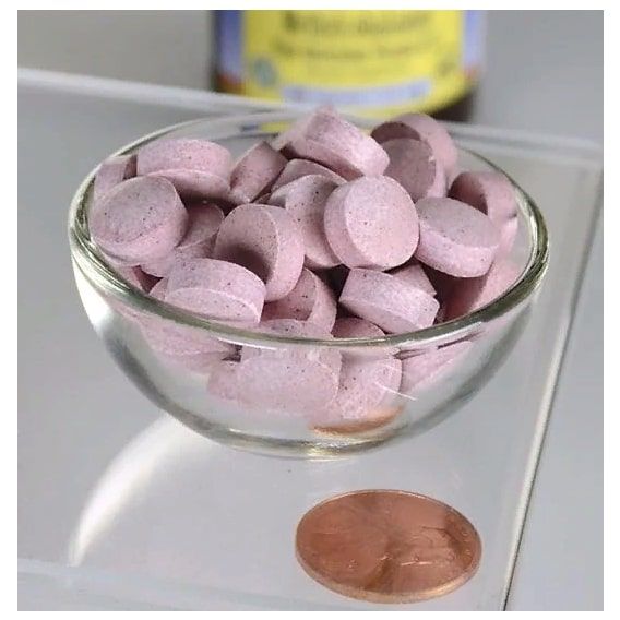 Вітамін Б12 Swanson Vitamin B-12 Methylcobalamin 2500 mcg 60 Tabs Cherry SWA-02783 | Зображення 1