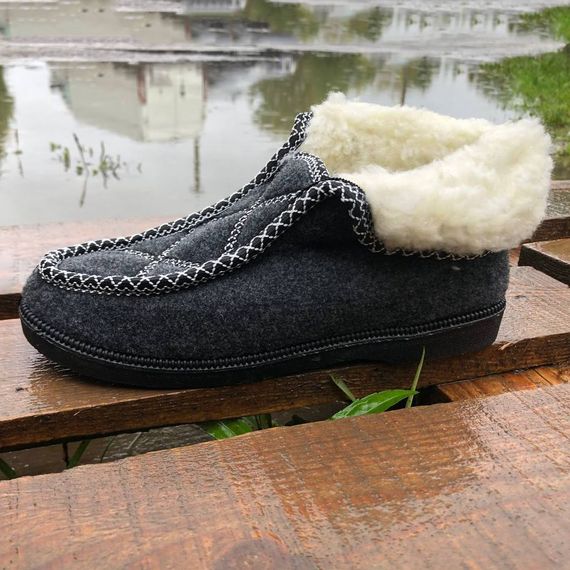 Жіночі зимові черевики з повсті 40р, Жіночі дутики на затяжці, Калоші на хутрі Бурки хутряні YT-95 | Зображення 8