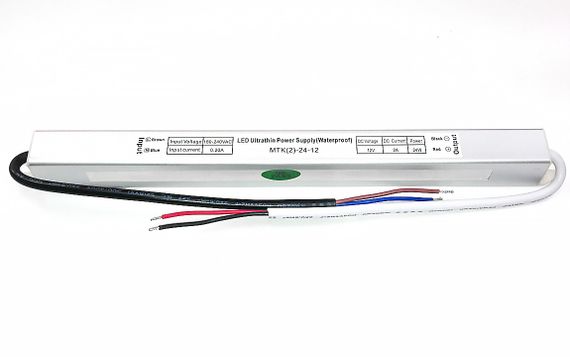Блок живлення MTK-18-12 12В 1.5А 18Вт ULTRA-SLIM (240 × 18 × 18 мм)