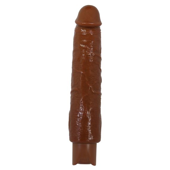 Реалістичний вібратор, що перезаряджається Pretty Love - Soren Realistic Vibrating Dildo Brown, BW-500083-1 Sex Aura | Зображення 2