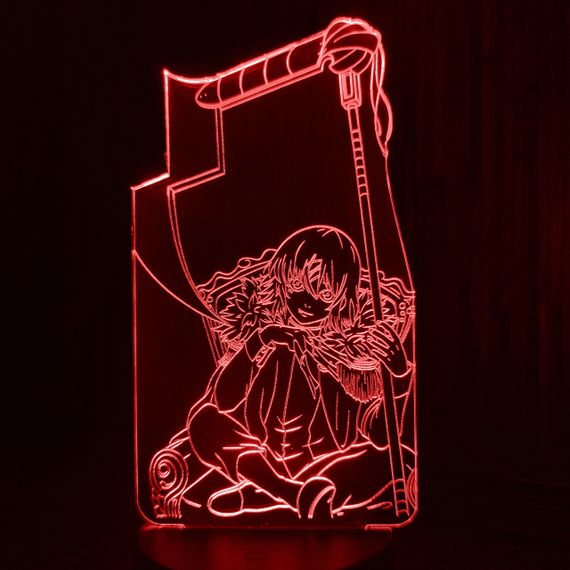 Акриловий світильник-нічник Джузо Сузуя червоний tty-n001404