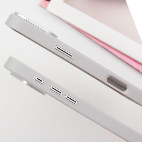 Чохол SGP PC+Leather with MagSafe для Apple iPhone 16 Plus (6.7") Grey | Зображення 4