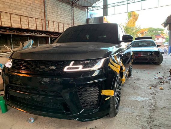 Капот 2013-2022 (карбоновий) для Range Rover Sport рр | Зображення 3