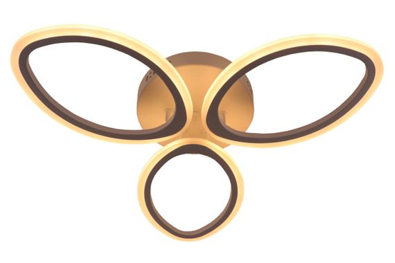 Люстра світлодіодна стельова LED світильник для квартири на стелю лед з пультом 25615 Білий 9х53х53 см. | Зображення 4