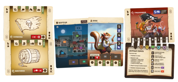 Настольная игра Хвостатые приключения. Пиратское наследство (Wildtails: A Pirate Legacy) укр. | Зображення 2