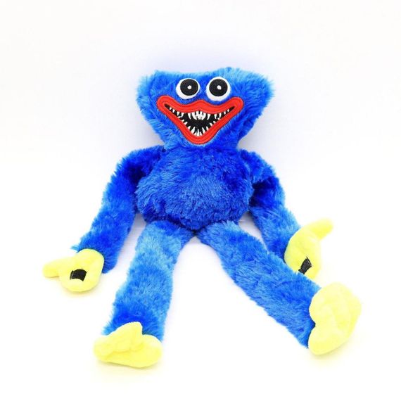 Мягкая игрушка Хаги Ваги 37 см, с липучками на руках, Синяя / Монстрик обнимашка для детей | Зображення 3