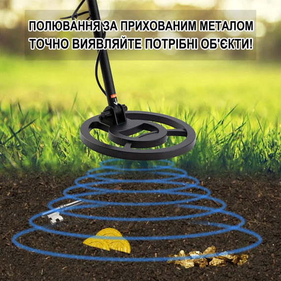 Грунтовый глубинный металлоискатель с высокой чувствительностью Gerui MD4090 металлодетектор, золото, серебро, железо, водонепроницаемый, black | Зображення 7