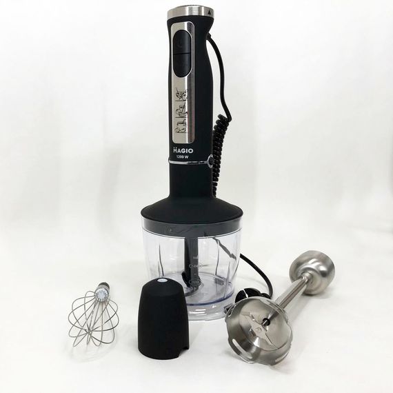 Блендер-подрібнювач занурювальний MAGIO MG-644 1200 Вт, блендер для дому, блендер для кухні, електричний | Зображення 5