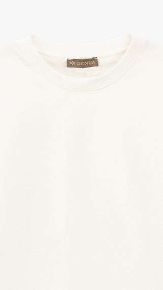 Футболка однотонна чоловіча GENUA G01222-0004 XL Молочний shop (2000999419805) | Зображення 1