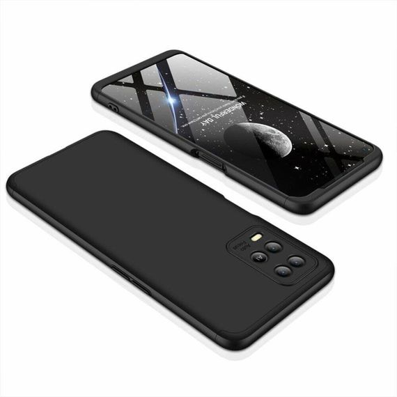 Чохол GKK 360 градусів для Oppo A54 / A55 колір Чорний | Зображення 1
