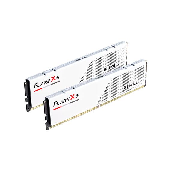 Модуль памяти для компьютера DDR5 32GB (2x16GB) 6400 MHz Flare X5 Matte White G.Skill (F5-6400J3240G16GX2-FX5W) | Зображення 2