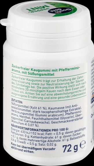 Dontodent Стоматологічна Жувальна гумка М'ята перцева з ксилітом, без цукру, 50 шт. | Зображення 2